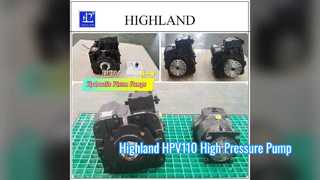 Giải pháp máy bơm pít tông hướng trục HPV110 Highland 42MPa