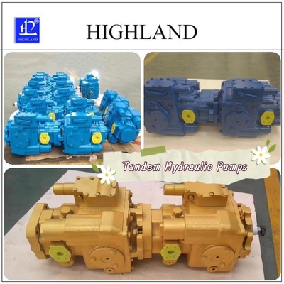 Máy bơm thủy lực tandem biến động cho thiết bị di động