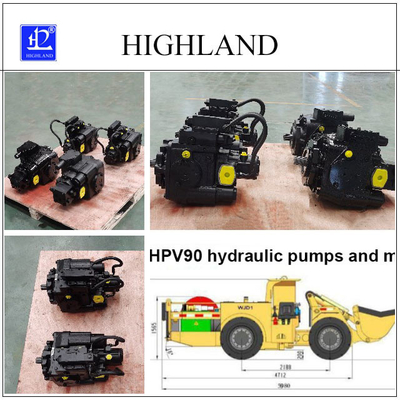 Máy bơm thủy lực xe tải ngầm Pv22 Mv23 Khả năng chống ô nhiễm mạnh