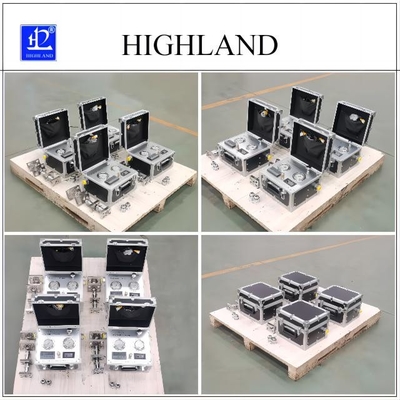 Đồng hồ đo lưu lượng thủy lực thương hiệu Highland với hai đồng hồ đo áp suất
