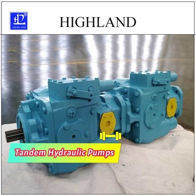 Máy bơm thủy lực song song trục pít-tông thay đổi trục 110cc/R+110cc/R