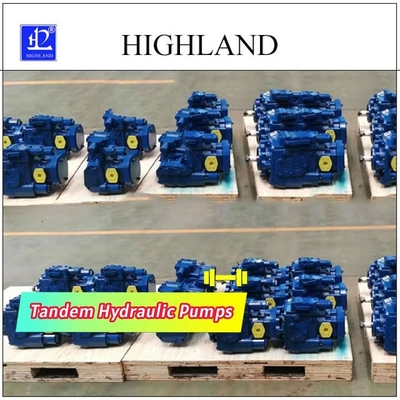 Máy bơm thủy lực song song trục pít-tông thay đổi trục 110cc/R+110cc/R