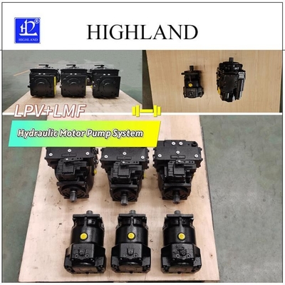 Hệ thống bơm động cơ thủy lực với bơm piston trục có độ dịch biến
