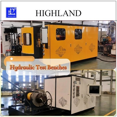 HIGHLAND 380L/min Hydraulic Test Benches Factory cho máy khoan xoay với dữ liệu phát hiện đầy đủ