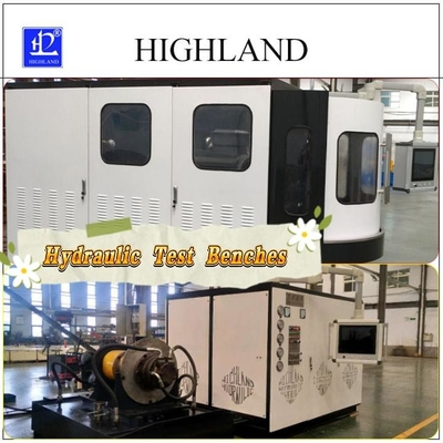 HIGHLAND 380L/min Hydraulic Test Benches Factory cho máy khoan xoay với dữ liệu phát hiện đầy đủ
