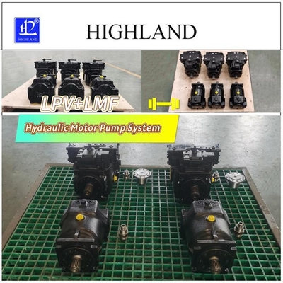 HIGHLAND Máy cạo máy thu hoạch Hệ thống động cơ bơm thủy lực Cấu trúc trục