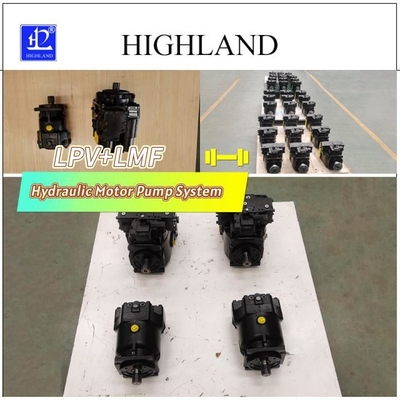 HIGHLAND Máy cạo máy thu hoạch Hệ thống động cơ bơm thủy lực Cấu trúc trục
