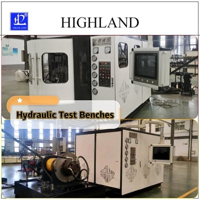 HIGHLAND Cỗ xe thử nghiệm thủy lực tàu thử nghiệm Máy thủy lực với kết nối đường ống rõ ràng