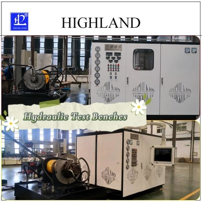 HIGHLAND Cỗ xe thử nghiệm thủy lực tàu thử nghiệm Máy thủy lực với kết nối đường ống rõ ràng