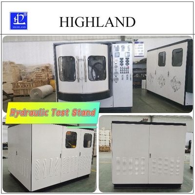 HIGHLAND Cấu trúc nhỏ gọn Thang thử nghiệm thủy lực 380 L/min Tỷ lệ dòng chảy 1 năm Bảo hành