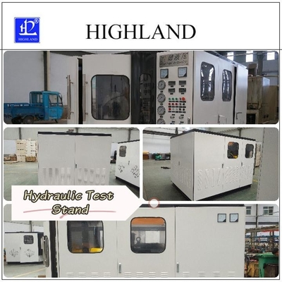 HIGHLAND Cấu trúc nhỏ gọn Thang thử nghiệm thủy lực 380 L/min Tỷ lệ dòng chảy 1 năm Bảo hành