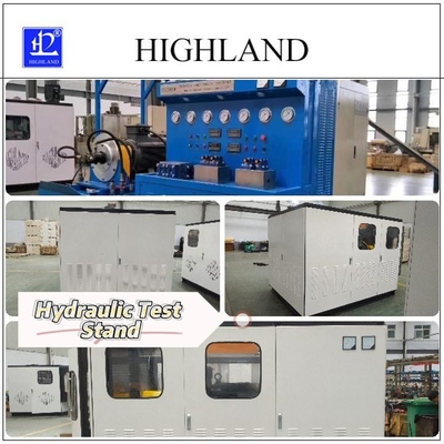 HIGHLAND 35 Mpa Hydraulic Test Stands For Rotary Drilling Rig Kiểm tra máy thủy lực