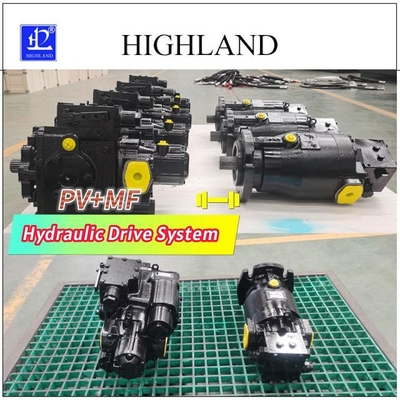 Máy kéo hiệu suất cao Hệ thống truyền dẫn thủy lực Máy bơm piston trục