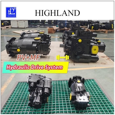 Sắt đúc Green Forage Harvester Hệ thống truyền động thủy lực PV110 MF110