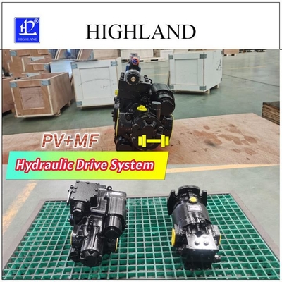 Sắt đúc Green Forage Harvester Hệ thống truyền động thủy lực PV110 MF110