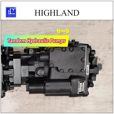 Máy bơm thủy lực Tandem công nghiệp với thiết kế cấu trúc tấm Swash