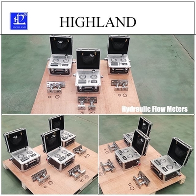 HIGHLAND hiển thị dữ liệu Máy đo lưu lượng thủy lực Áp suất tối đa 420 bar Đối với máy trộn xi măng