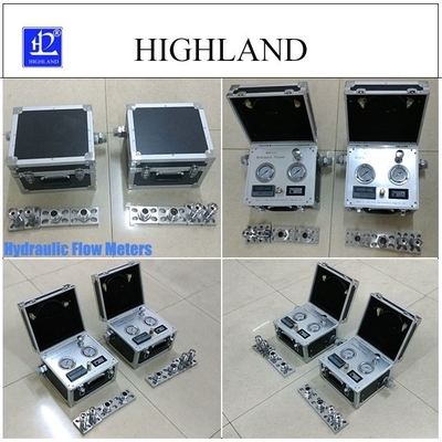 HIGHLAND hiển thị dữ liệu Máy đo lưu lượng thủy lực Áp suất tối đa 420 bar Đối với máy trộn xi măng