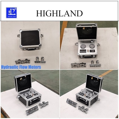 HIGHLAND hiển thị dữ liệu Máy đo lưu lượng thủy lực Áp suất tối đa 420 bar Đối với máy trộn xi măng