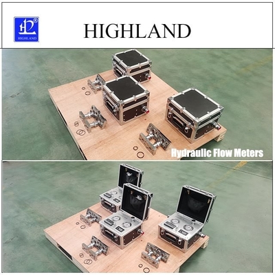 HIGHLAND Cement Mixer Hydraulic Flow Meter Data Display 400L/Min Kiểm tra tốc độ dòng chảy
