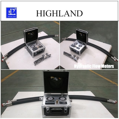 HIGHLAND Cement Mixer Hydraulic Flow Meter Data Display 400L/Min Kiểm tra tốc độ dòng chảy