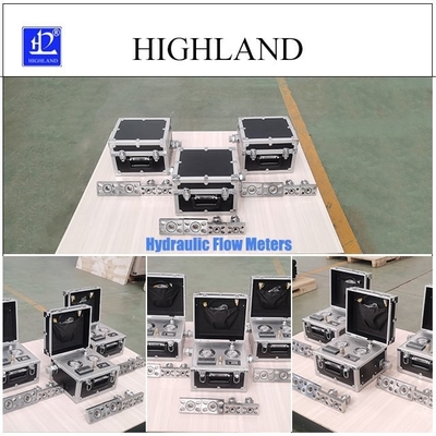 HIGHLAND Cement Mixer Hydraulic Flow Meter Data Display 400L/Min Kiểm tra tốc độ dòng chảy