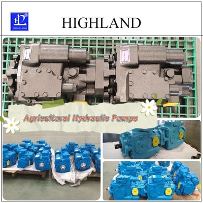 Máy bơm thủy lực đa chế độ tandem với độ dịch chuyển tối đa 110 + 110 ML/R