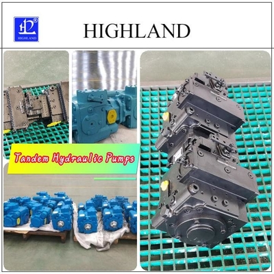 Máy bơm thủy lực đa chế độ tandem với độ dịch chuyển tối đa 110 + 110 ML/R
