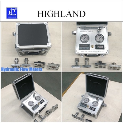 MYHT-1-4 Máy đo lưu lượng thủy lực với hiển thị dữ liệu cho phạm vi nhiệt độ dầu -20C -150C