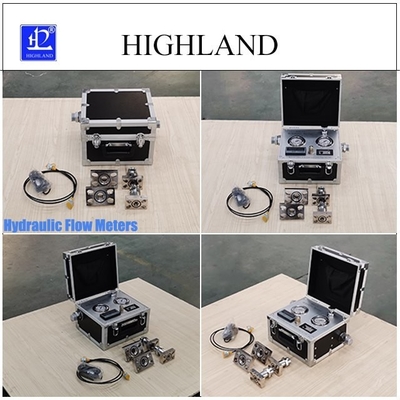 MYHT-1-4 Máy đo lưu lượng thủy lực với hiển thị dữ liệu cho phạm vi nhiệt độ dầu -20C -150C