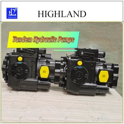 Máy bơm thủy lực tandem thiết kế tùy chỉnh cho phạm vi dịch chuyển rộng