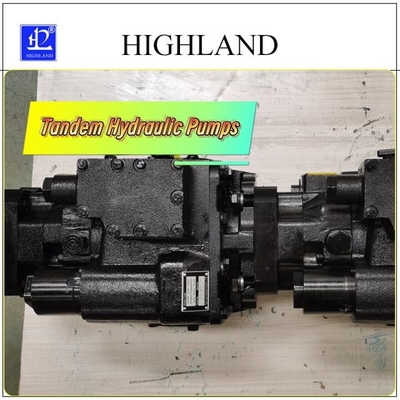 Máy bơm thủy lực tandem thiết kế tùy chỉnh cho phạm vi dịch chuyển rộng
