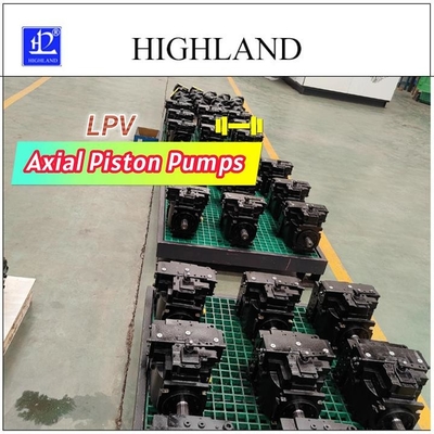 LPV90 Động cơ truyền động thủy tĩnh Máy bơm piston trục 42Mpa Áp suất cao 90ml/R Max Displacement 3000rpm