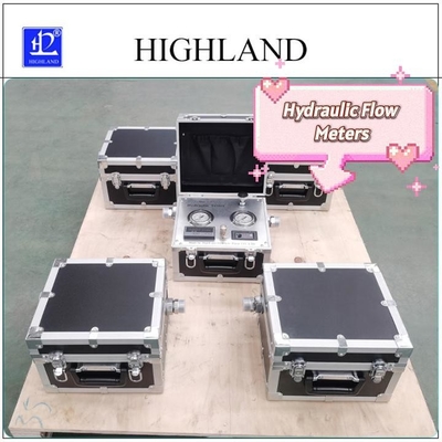 Kiểm tra nhiệt độ bằng máy đo lưu lượng thủy lực HIGHLAND và hiển thị dữ liệu