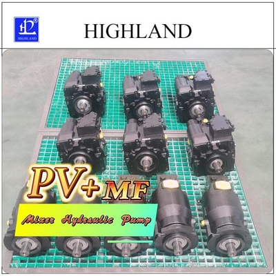 Máy bơm piston áp suất cao hiệu suất cao Highland cho xe tải trộn bê tông