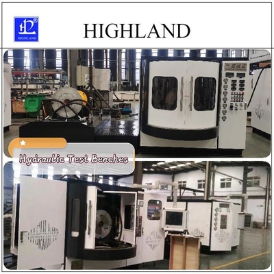 Bàn thử nghiệm thủy lực hoàn toàn tự động Tỷ lệ dòng chảy 450 L/min cùng với áp suất 42 Mpa