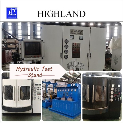 Thử nghiệm thủy lực đứng hoàn toàn tự động với HIGHLAND Brand thử nghiệm máy bơm và động cơ thủy lực