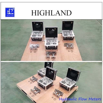 Kiểm tra nhiệt độ dầu chính xác Máy đo lưu lượng thủy lực bằng HIGHLAND