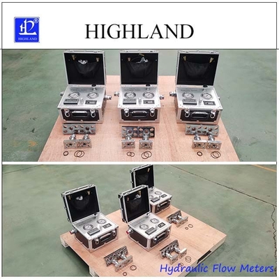 Kiểm tra nhiệt độ dầu chính xác Máy đo lưu lượng thủy lực bằng HIGHLAND
