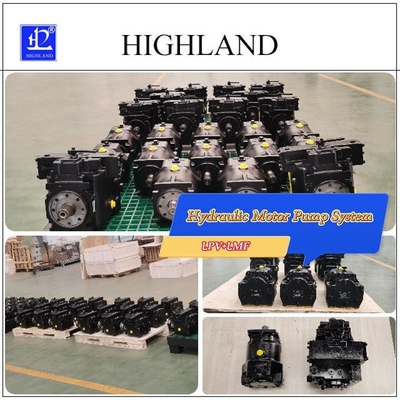 Hydraulic thay đổi dịch chuyển Trục bơm piston Kiểm soát chính xác