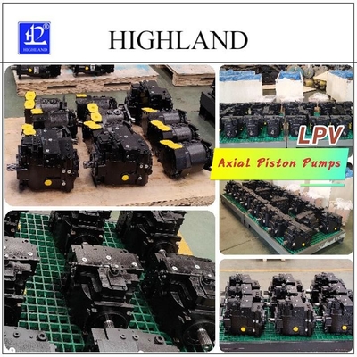 Hydraulic thay đổi dịch chuyển Trục bơm piston Kiểm soát chính xác