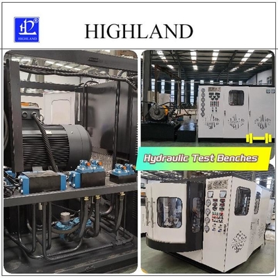 Máy thử nghiệm Bàn thử thủy lực 500 L/Min Tỷ lệ dòng chảy 42 Mpa Áp lực cho máy bơm và động cơ