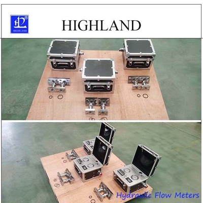 420 Bar Max Pressure Hydraulic Flowmeters cho tốc độ dòng chảy thử nghiệm từ -20C đến 150C
