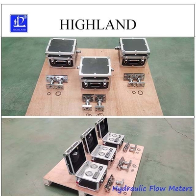 420 Bar Max Pressure Hydraulic Flowmeters cho tốc độ dòng chảy thử nghiệm từ -20C đến 150C