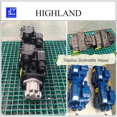 Máy bơm thủy lực tandem nhỏ gọn và mạnh mẽ cho hệ thống mạch kín
