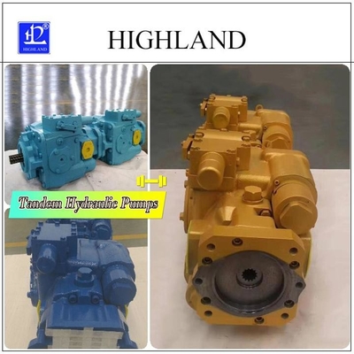 Máy bơm thủy lực 110cc/r Tandem cho máy móc nông nghiệp