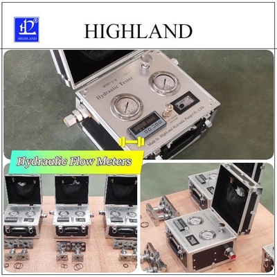 Áp suất tối đa 420 bar Máy đo lưu lượng thủy lực chính xác với màn hình hiển thị dữ liệu