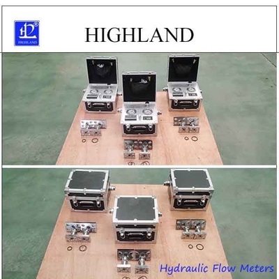 Áp suất tối đa 420 bar Máy đo lưu lượng thủy lực chính xác với màn hình hiển thị dữ liệu