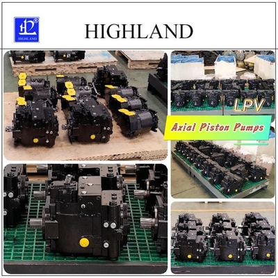 Máy thu hoạch nông nghiệp đen và máy kéo bơm piston với hiệu suất cao nhất