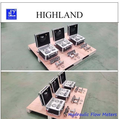 Hiển thị dữ liệu Máy đo lưu lượng thủy lực Áp suất tối đa 420 bar Phạm vi nhiệt độ dầu -20C -150C